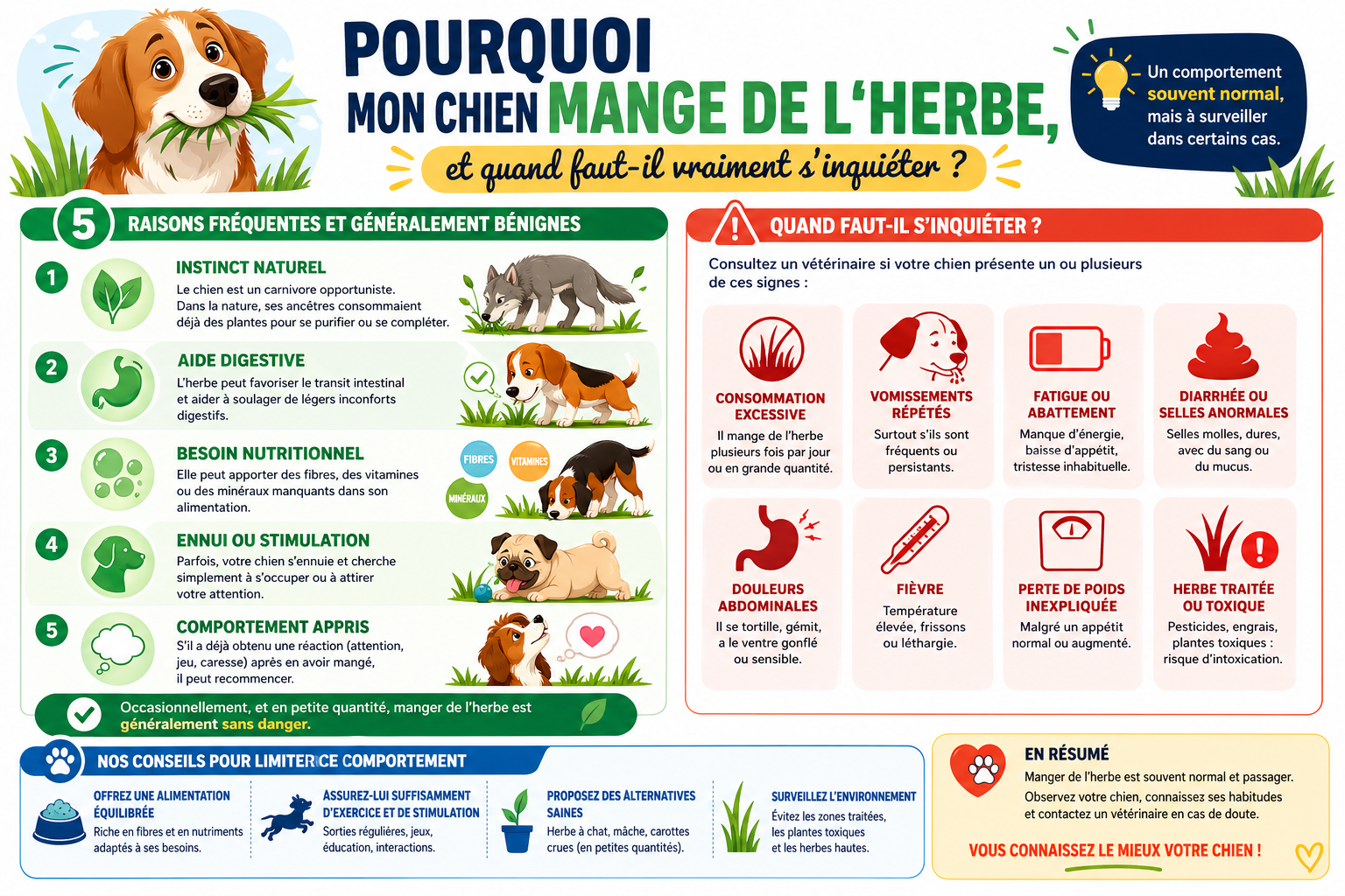 infographie-pourquoi-mon-chien-mange-de-l-herbe-et-quand-faut-1777116666476 Pourquoi mon chien mange de l'herbe, et quand faut-il vraiment s'inquiéter