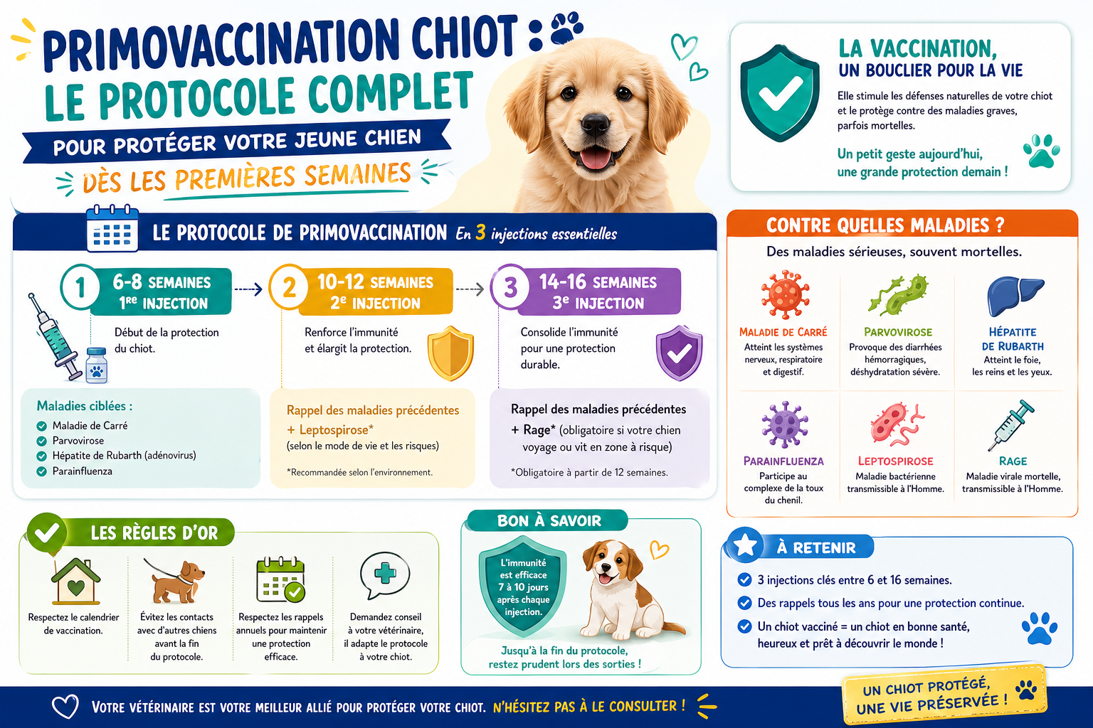infographie-primovaccination-chiot-le-protocole-complet-pour-p-1777114041292 Primovaccination chiot : le protocole complet pour protéger votre jeune chien dès les premières semaines