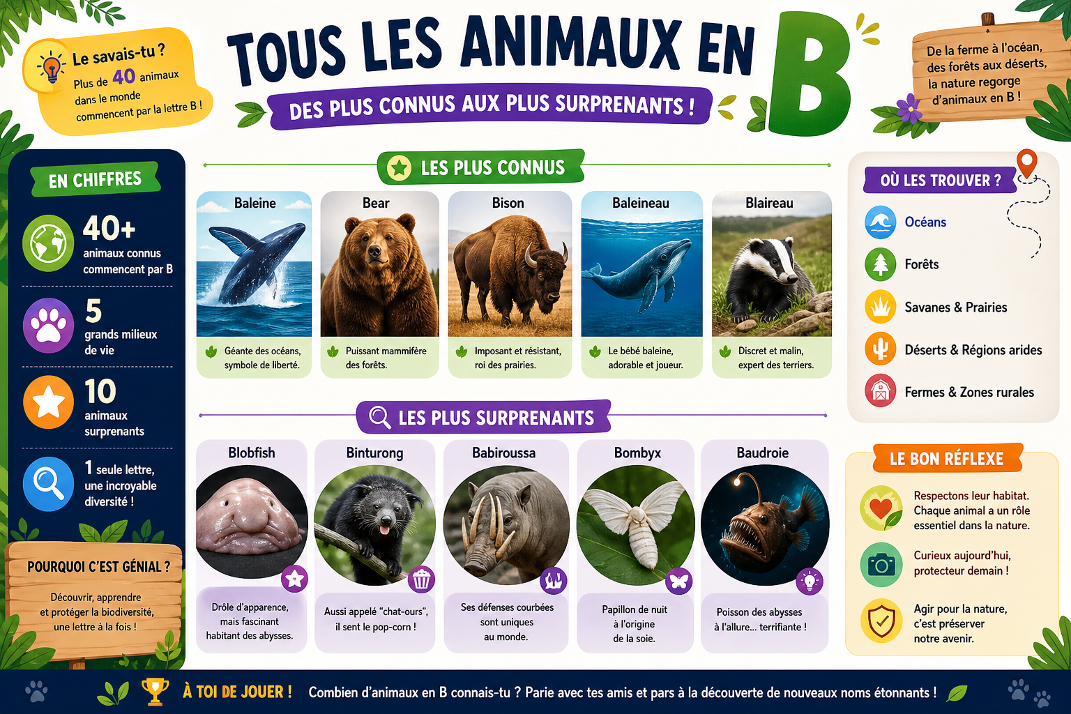 infographie-tous-les-animaux-en-b-des-plus-connus-aux-plus-sur-1777626569457 Tous les animaux en B, des plus connus aux plus surprenants
